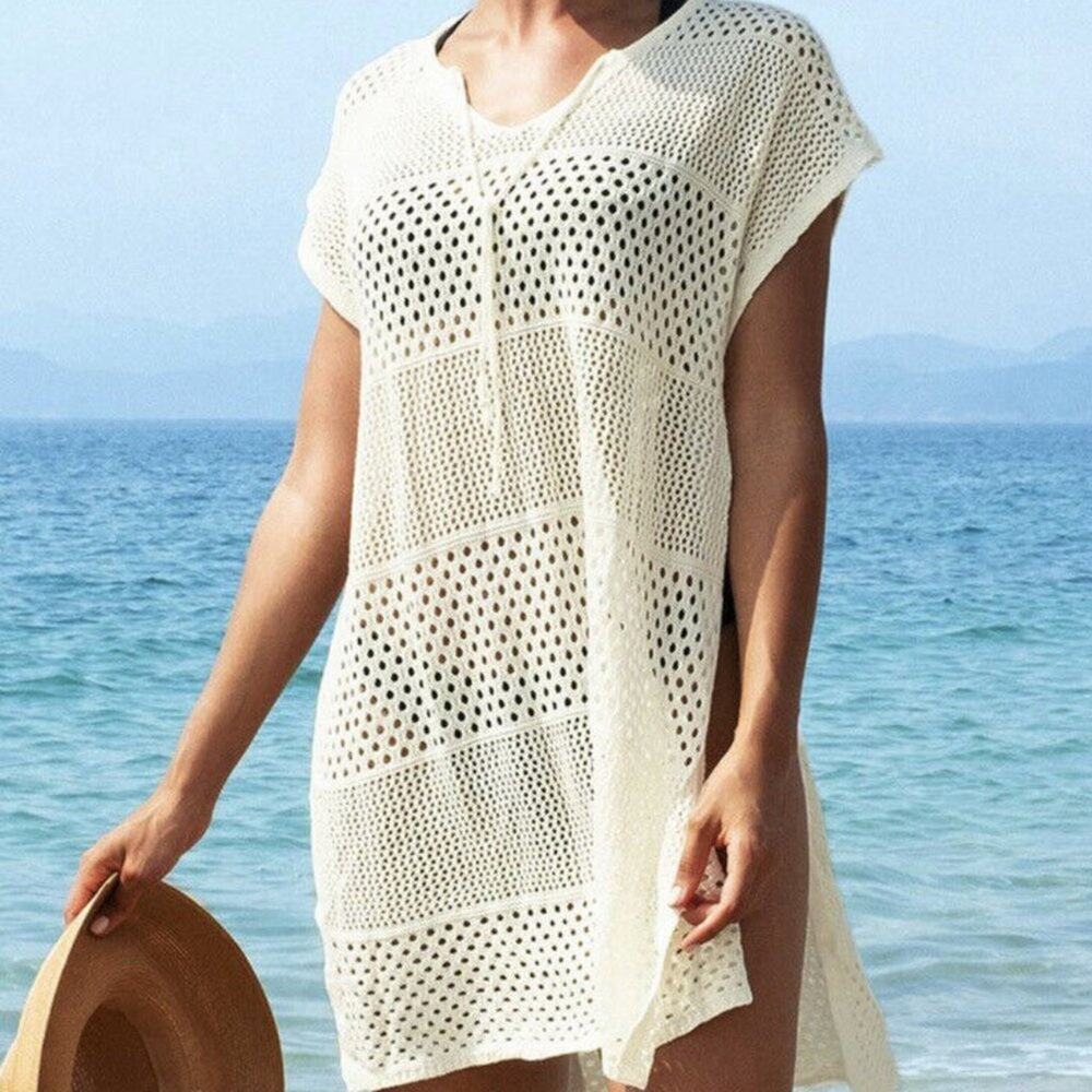 CUPSHE SWIMMING COVERUP CREAM WHITE WOMEN MEDIUM BRAND NEW WITH TAGS